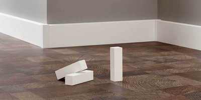 Плинтус Kronotex Ktex Угловой элемент P/F белый