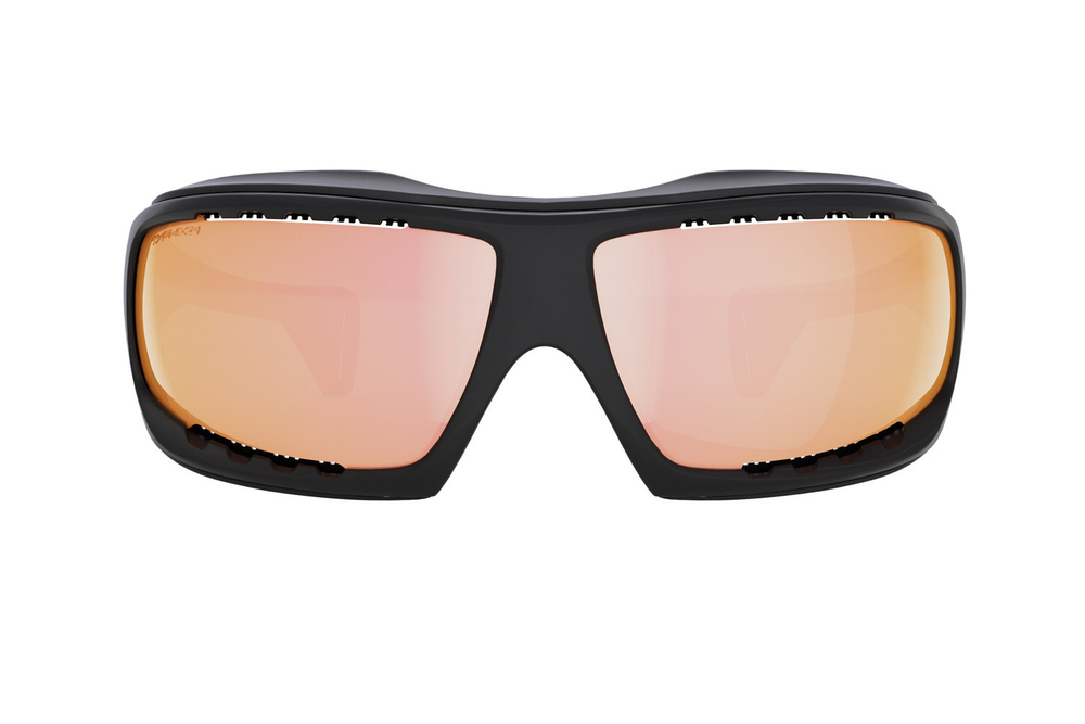 Спортивные очки LiP Typhoon / Matt Black - Black / Zeiss / PA Polarized / Rose Gold Lens