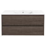 База под раковину Gio 100 подвесная, 2 выкатных ящика soft-close, R.Oak