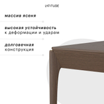 Стол обеденный aska, 85х180 см, орех