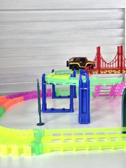 Трек "Вираж" 200см со световыми эффектами, светится в темноте (200762115)