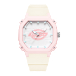 Dickies SS23 Dix Wrist Watch Quartz Movement Plastic Strap White Dial Women"s Watch