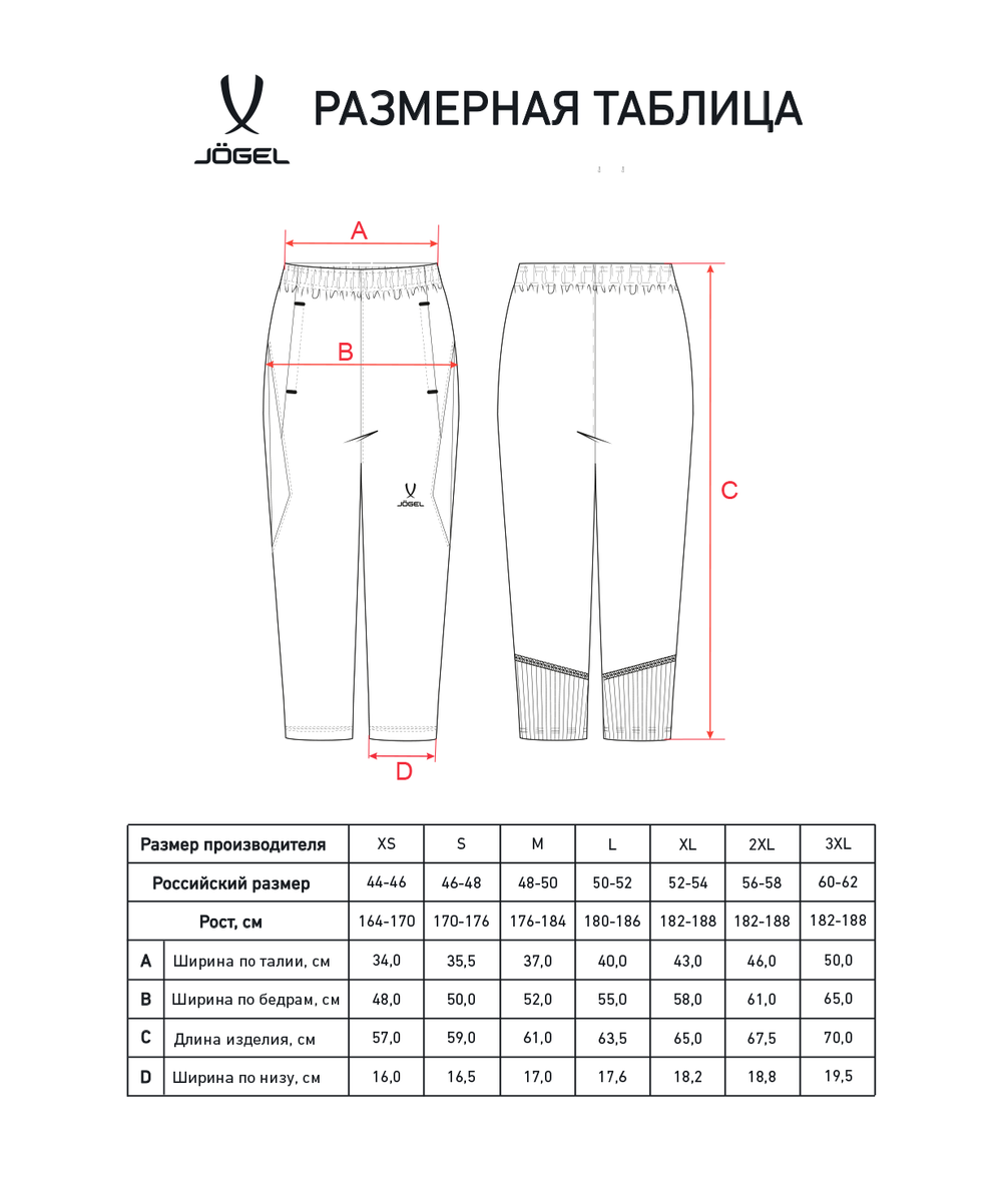 Брюки тренировочные с карманами JÖGEL PREMIER PerFormDRY 3/4 Training Pants, темно-серый