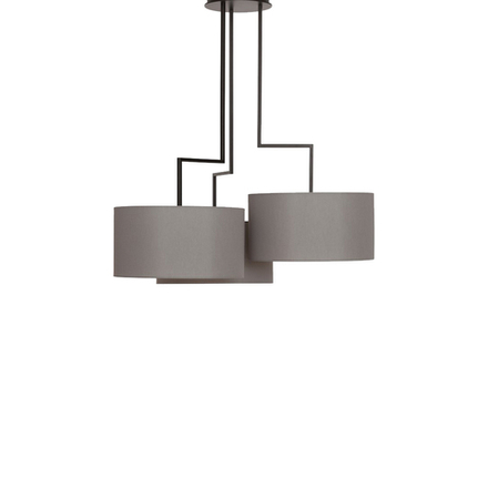 Ceiling design lamp  Noon 3 by Zeitraum (Grey)