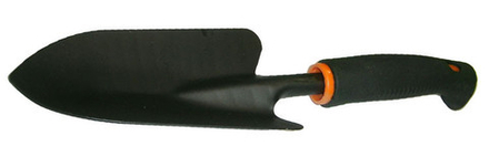 Совок посадочный нержавеющая сталь обрезиненная ручка 99115