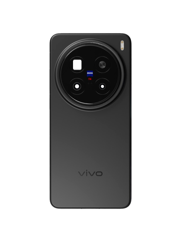 Задняя крышка для Vivo X200 Pro черная (Black) со стеклом камеры