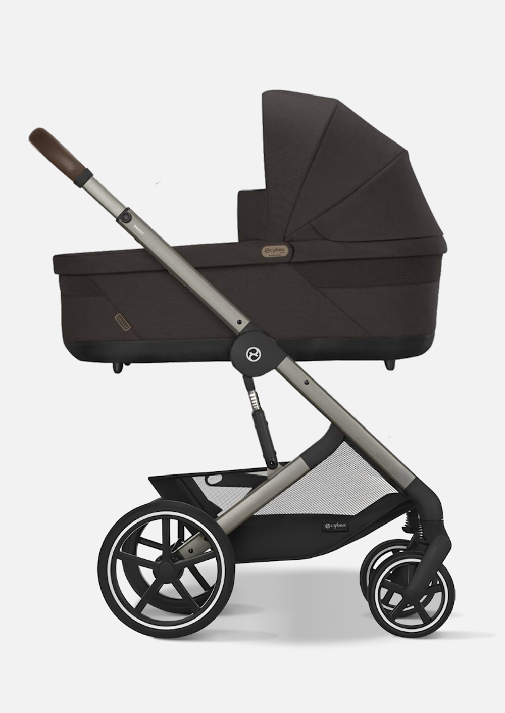 Cybex Детская коляска Balios S Lux BLK 2 в 1 цвет Chocolate Brown