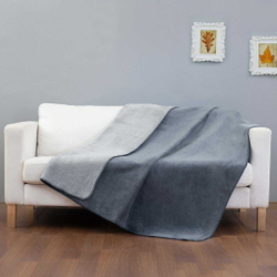 Плед 200x220 Arya home Melissa серый