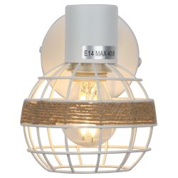 Светильник настенно-потолочный спот Rivoli Anselma 7034-701 1 x E14 40 Вт поворотный с выключателем | Rivoli