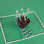 Свечи Футбольный мяч, 6 см, 6 шт.