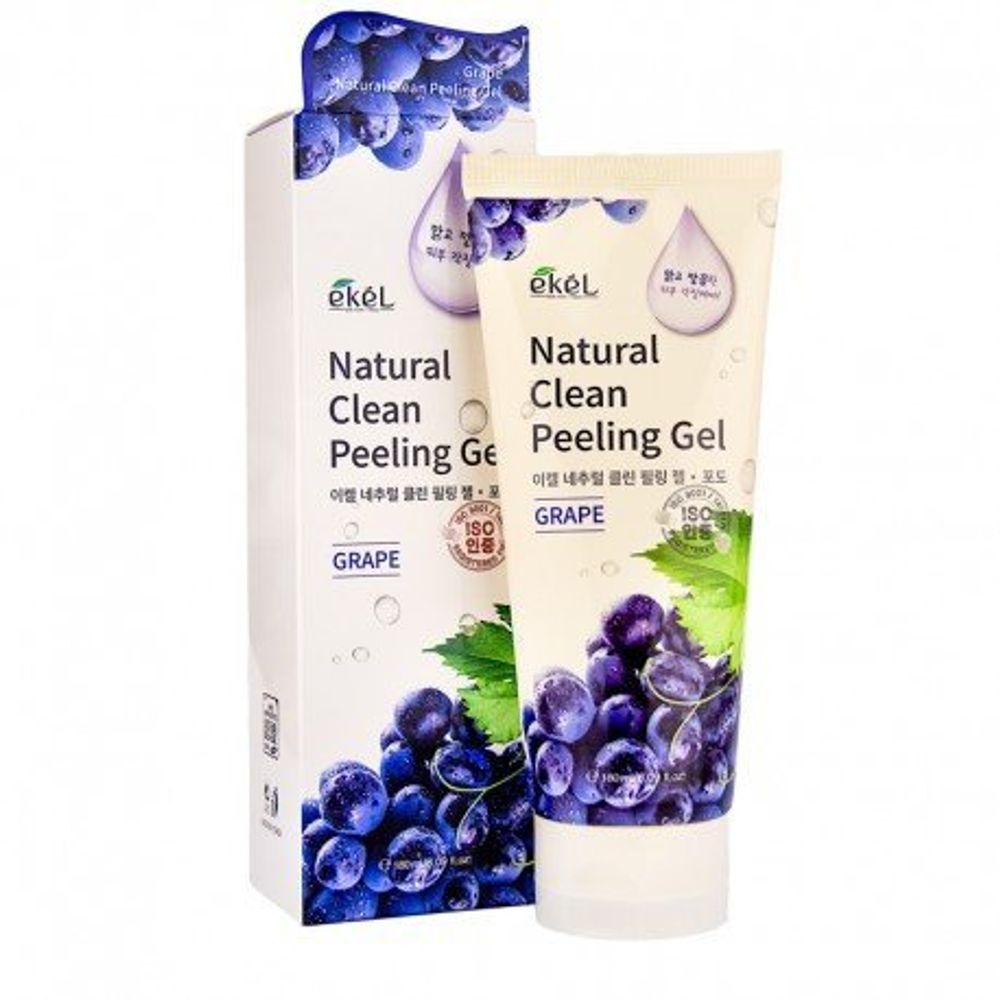Ekel Natural Clean Peeling Gel Grape пилинг-скатка с натуральным экстрактом винограда