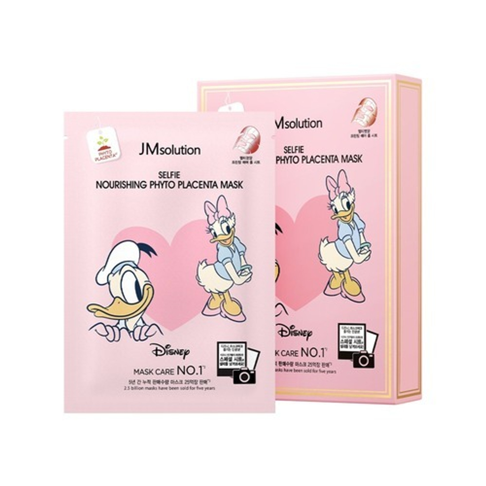 JMsolution Disney collection Selfie nourishing phytoplacenta mask маска тканевая питательная с фитоплацентой