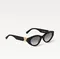 Солнцезащитные очки Louis Vuitton Twist Cat Eye, чёрный