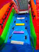 Надувная полоса препятствий «Цветное изобилие 2» 8*4*4 м