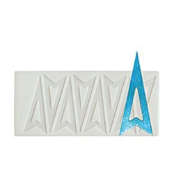 Форма кондитерская "Треугольник" 8 ячеек 110*45 мм силикон P.L.