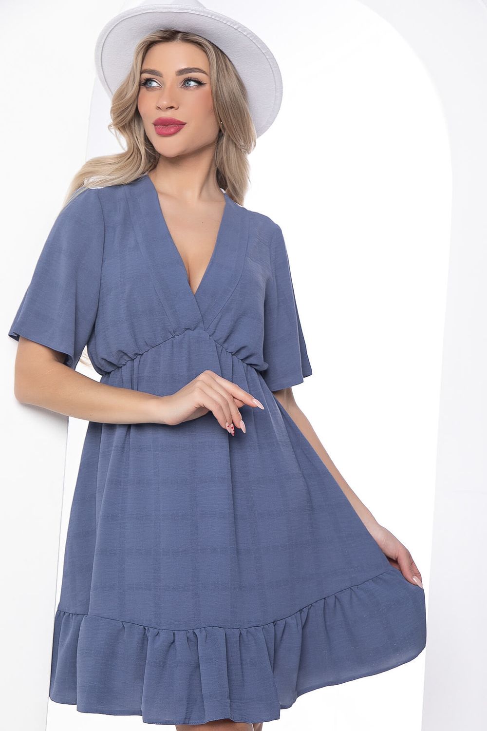 Платье "Девушка-мечта" (джинс) П8709 LT Collection