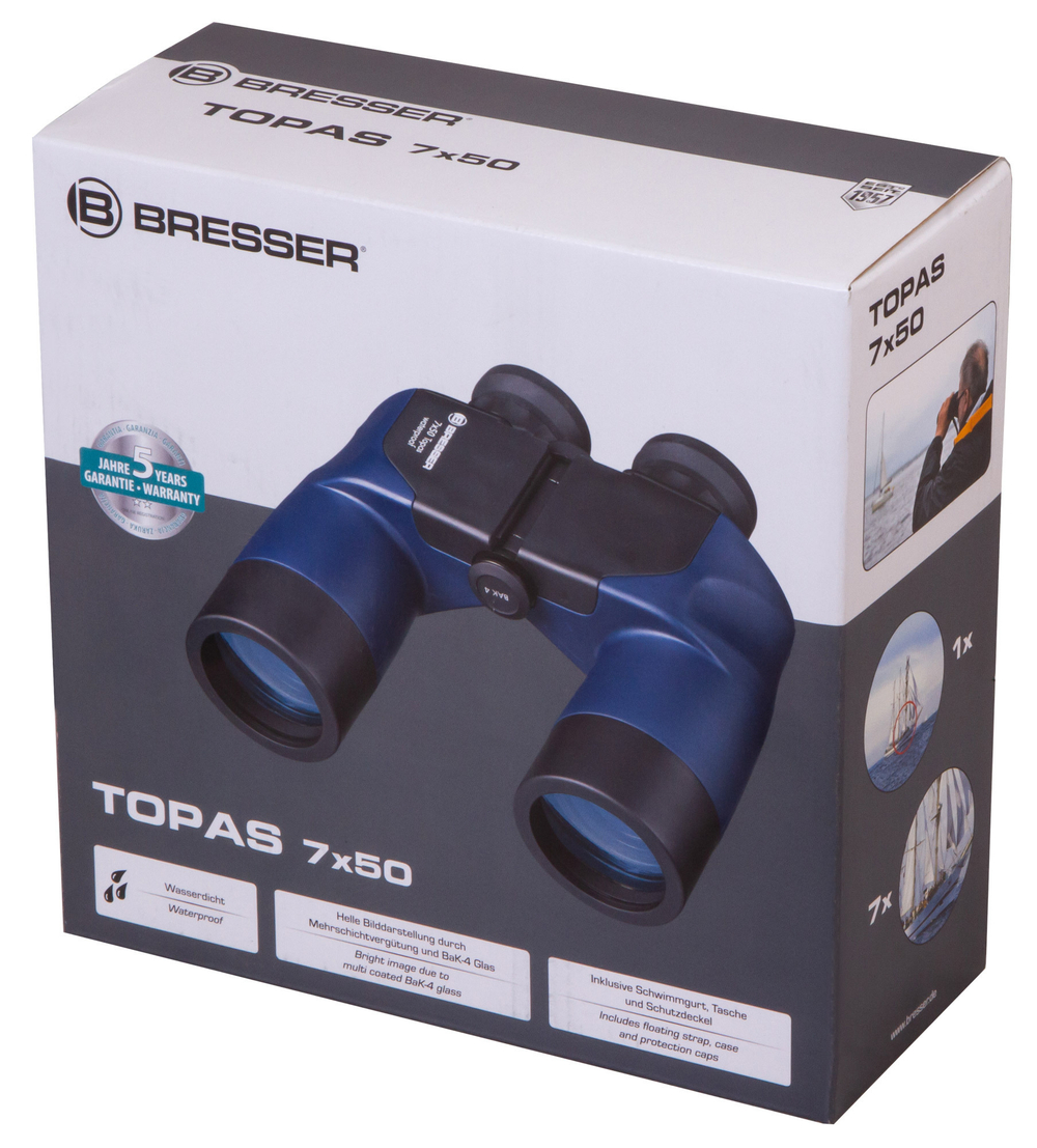 Бинокль Bresser Topas 7x50 WP