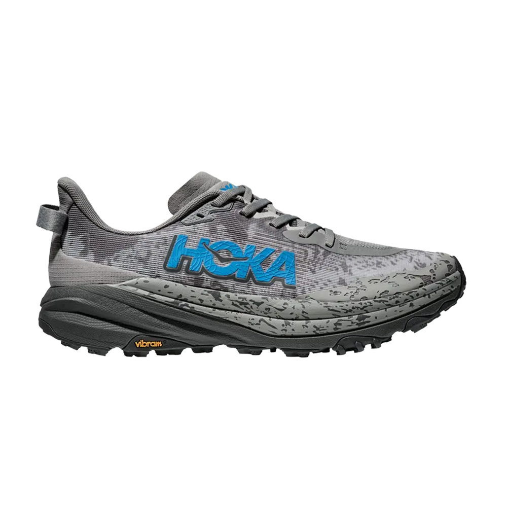Кроссовки мужские HOKA M SPEEDGOAT 6 WIDE Galactic Grey / Blue