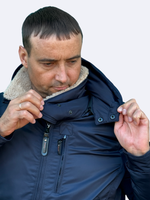 Куртка бомбер Corbona Зима синий