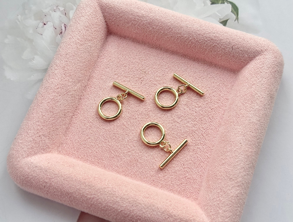 Тогл круглый для украшений 13мм