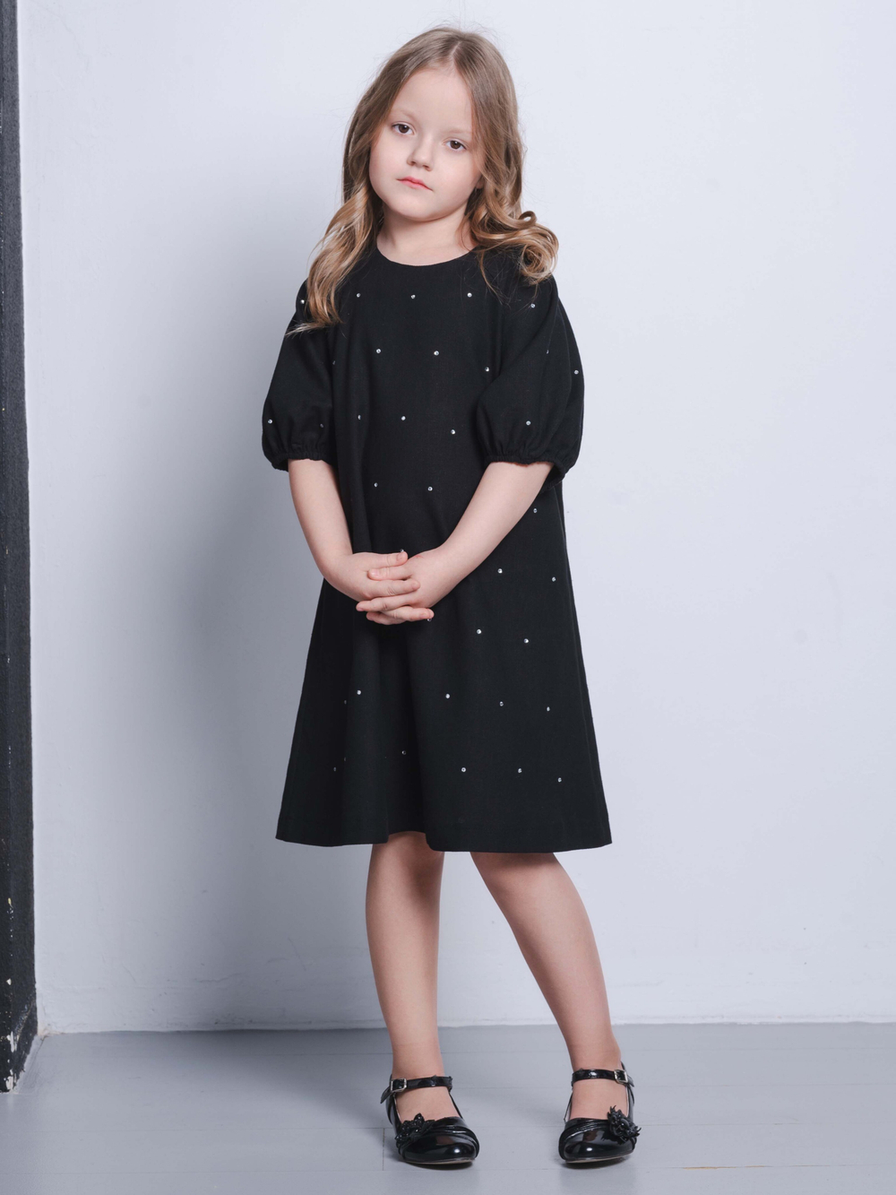 Платье льняное для девочки 7-14 лет