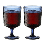 Набор бокалов из акрила arctic для вина, 280 мл, синий, 4 шт.