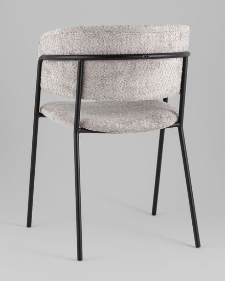 Кресло Нэлли New, букле светло-серый