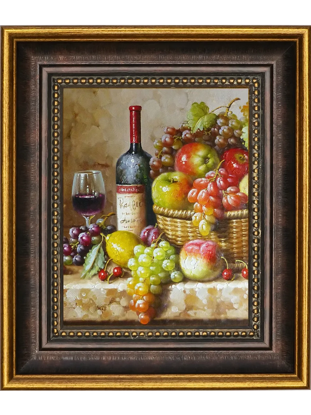 Картина настенная интерьерная в багетной раме 18*21 см