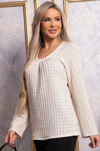 Блуза Маллуя (бежевая) Б14847-4М LT Collection (Акция)