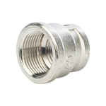 Муфта редукционная STOUT SFT 0006 - 3/4" x 1/2" (для стальных труб, латунь никелированная)