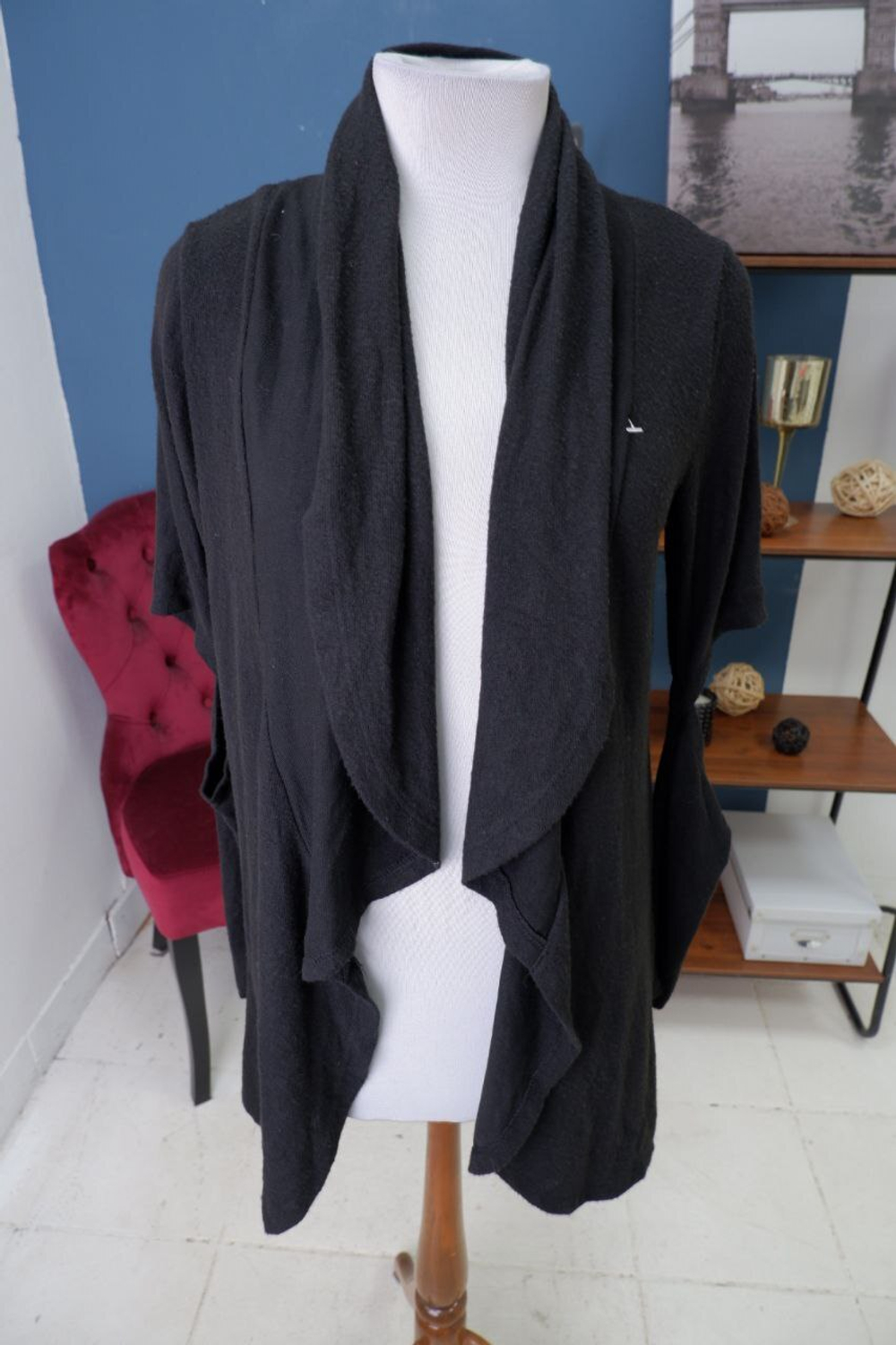 Кардиган Of young черный 46 размер