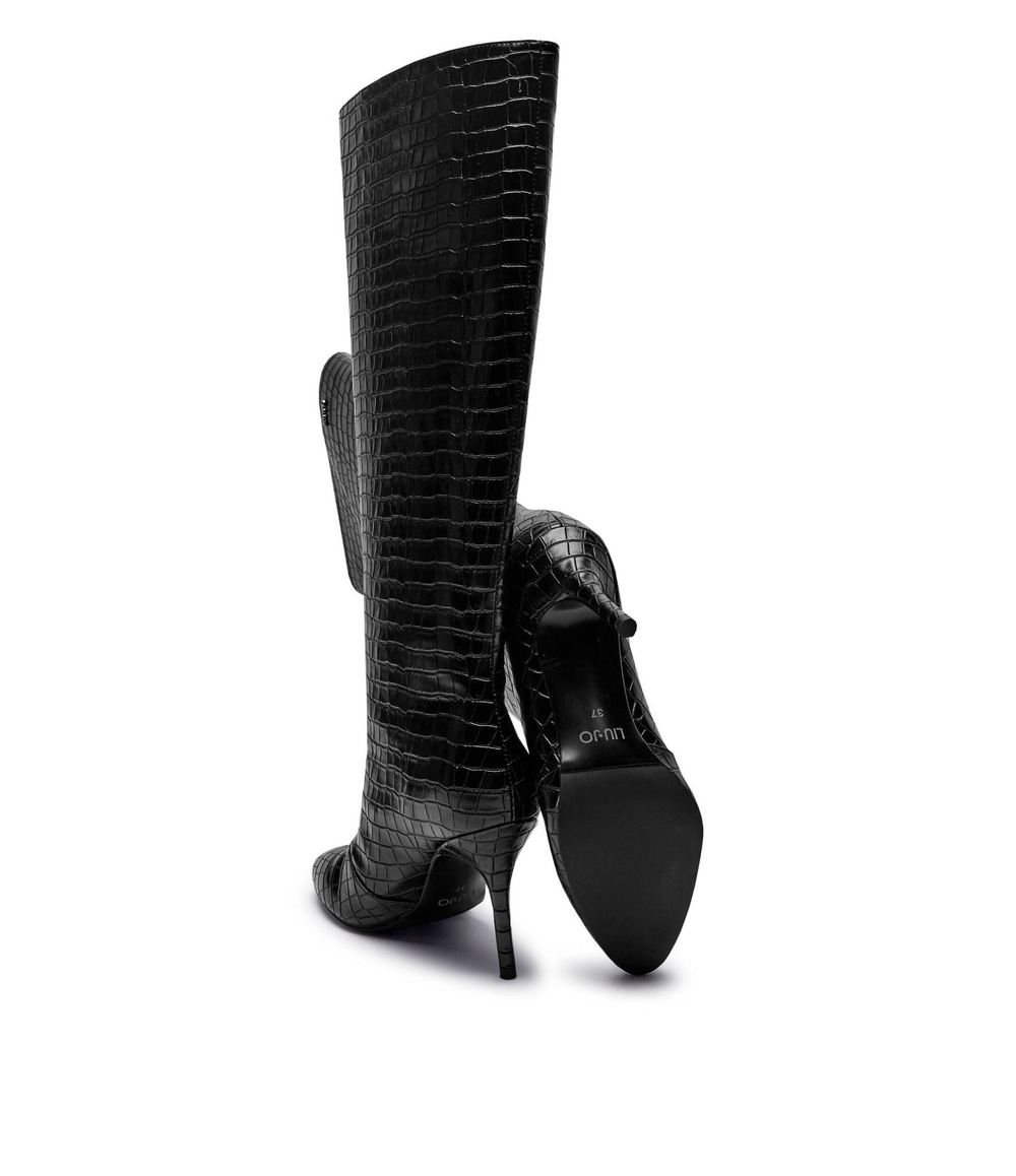 Сапоги казаки на шпильке WHITE 01 Liu Jo - черный(SF4159 EX068)