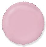 Шар (18"/46 см) Круг, Розовый 1 шт.