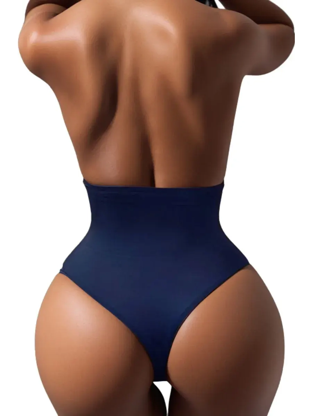 Супер утягивающие трусы стринги с высокой талией