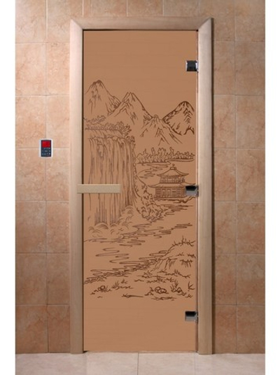 Дверь "Китай бронза матовая"