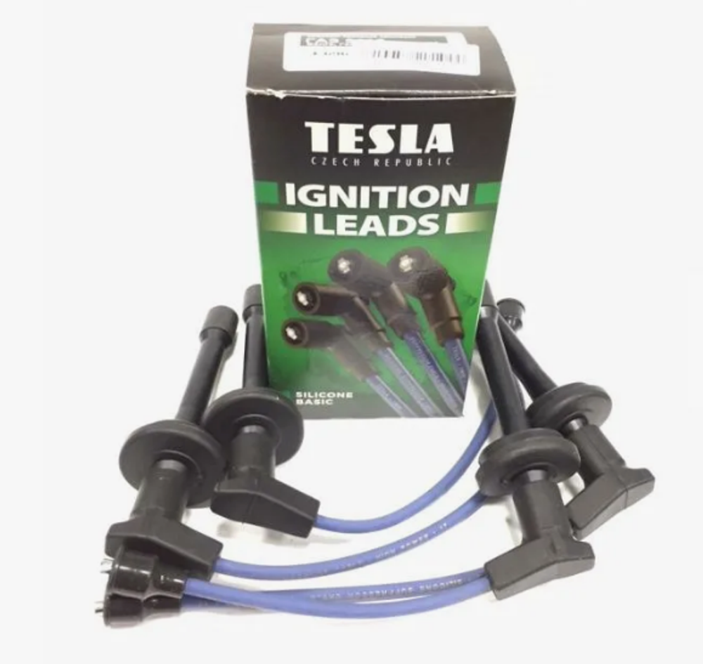 Провода свечные ГАЗ 406дв полусиликон с наконечниками TESLA ORIGINAL Т696Н