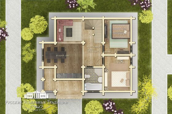 Планировка второго этажа