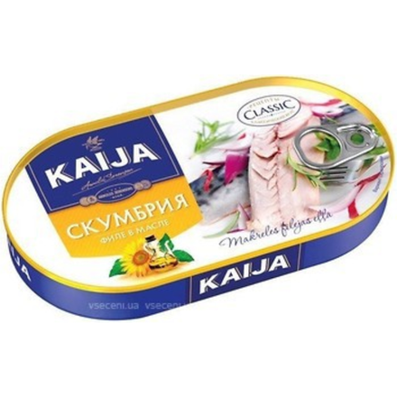 Скумбрия KAIJA в масле 170 гр