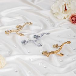 Ручка мебельная Орхидея Симпл 5х14.5см Амбер