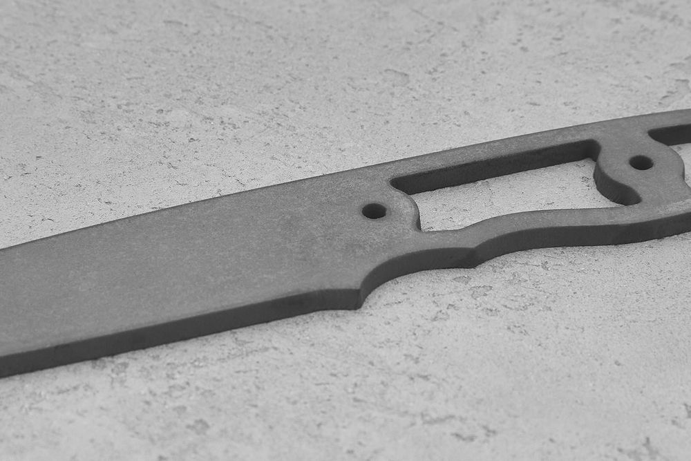 Заготовка для ножа, сталь CPM S90V 3,6мм. Модель "Алекс" с клинком 110мм, ТО 61-62HRC