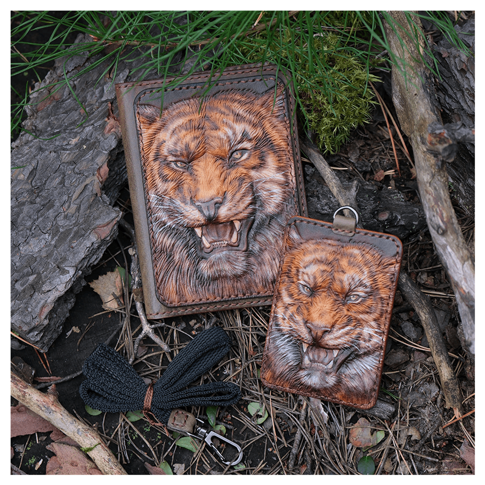 Кожаная обложка на военный билет