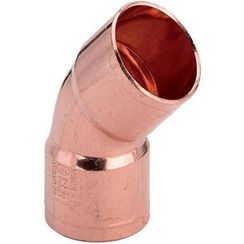 Полуотвод HAILIANG медный 45гр. однораструбный, 15 мм (EN1254-1)(100/800)