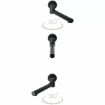 Душевая система Bronze de Luxe Scandi 14582-501B черная
