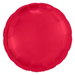 Шар фольгированный Круг 45 см (Красный)