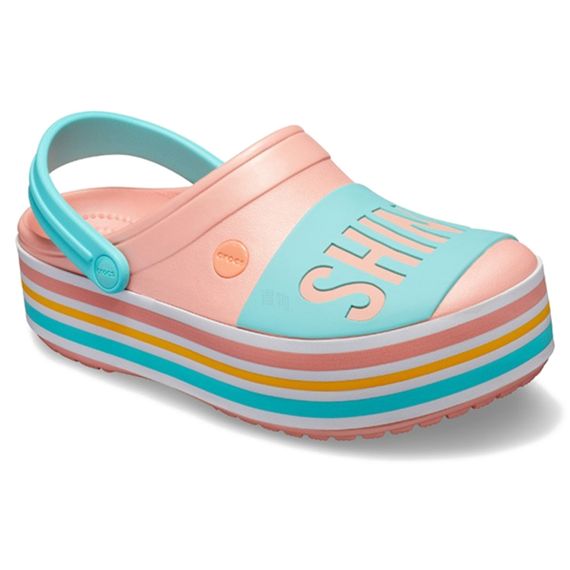 Crocs Cork Platform Sandal 'Melon Pink'