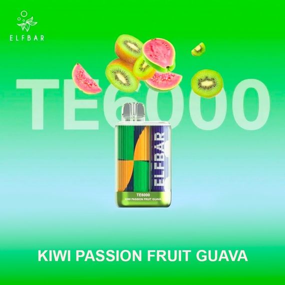 Elf Bar ТЕ6000 - Kiwi Passionfruit Guava (5% nic)