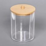 Диспенсер для ватных дисков «БРАМИНГЕМ», прозрачный, 11*7см