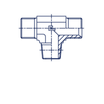 Штуцер FTC BSP 3/8 - BSPT 3/8