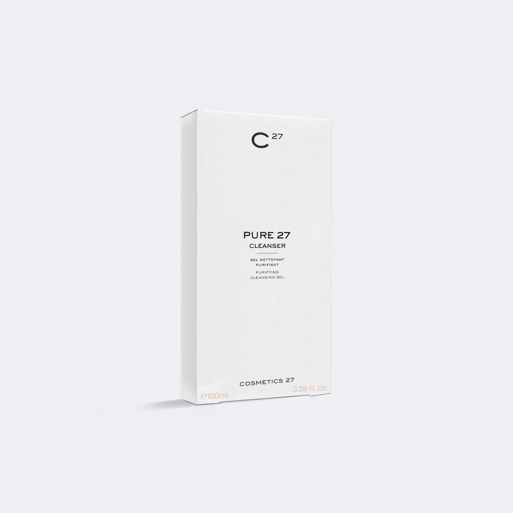 COSMETICS 27 (C 27) Очищающий балансирующий гель для комбинированной и жирной кожи Pure 27 Cleanser 100 мл