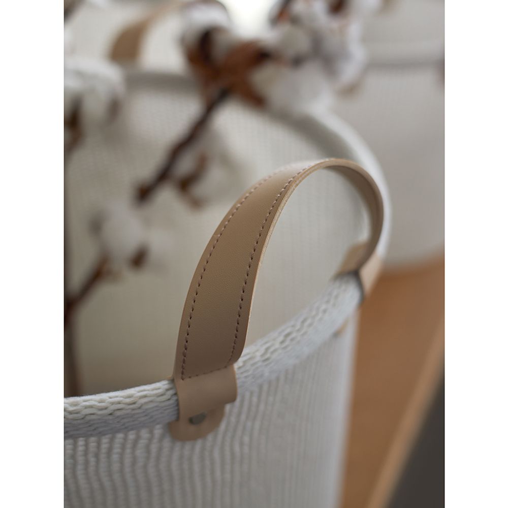 Корзина для хранения Sustainable collection, Ø22х23 см, молочная